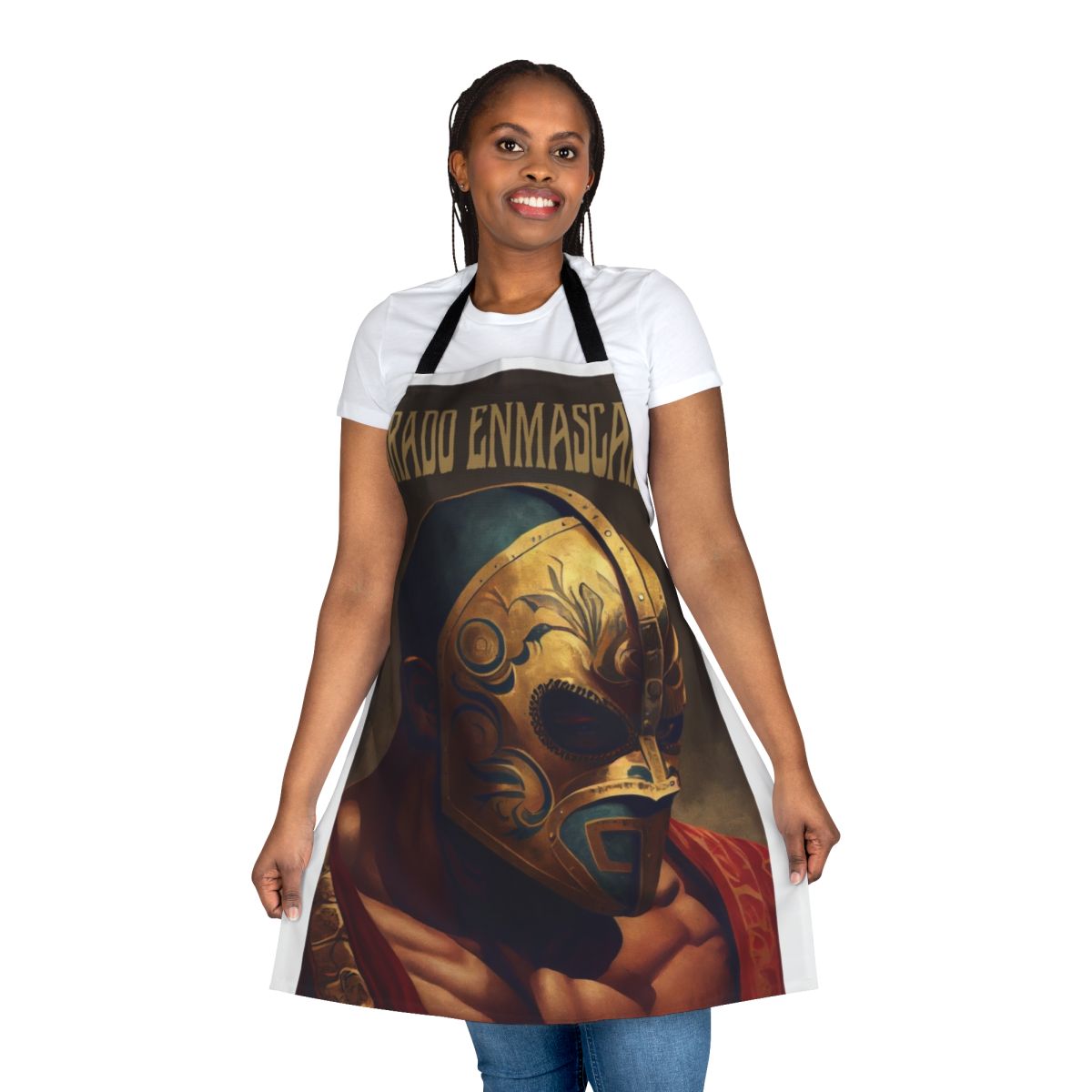 Masked wrestling dorado-style apron for fight fans