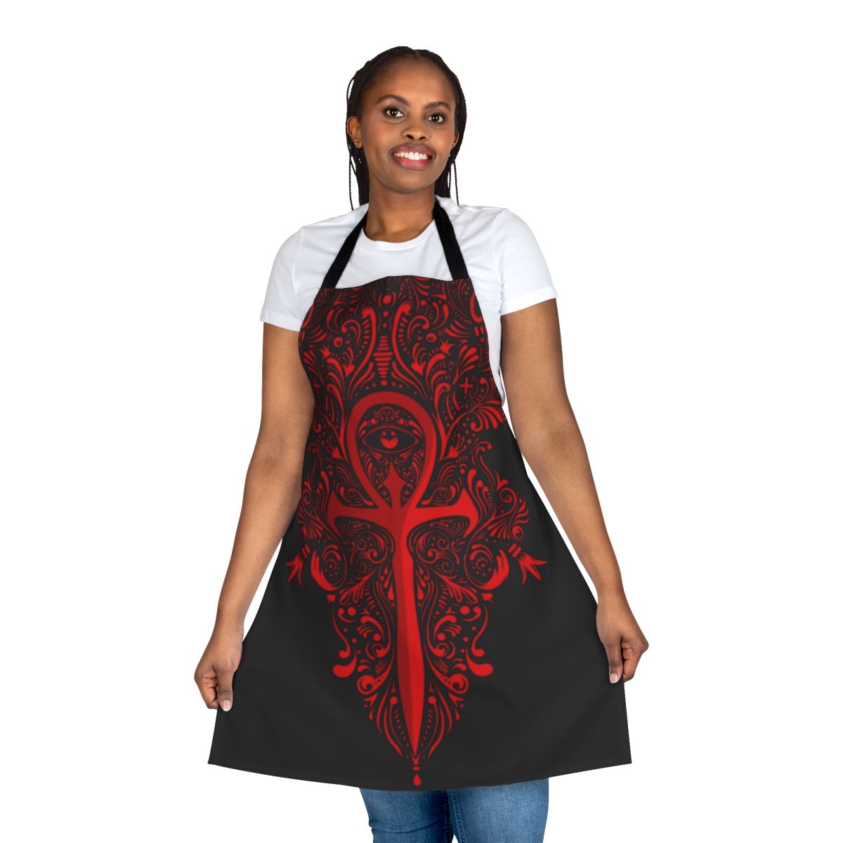 Masquerade-Inspired Gothic Apron for Vampire Enthusiasts