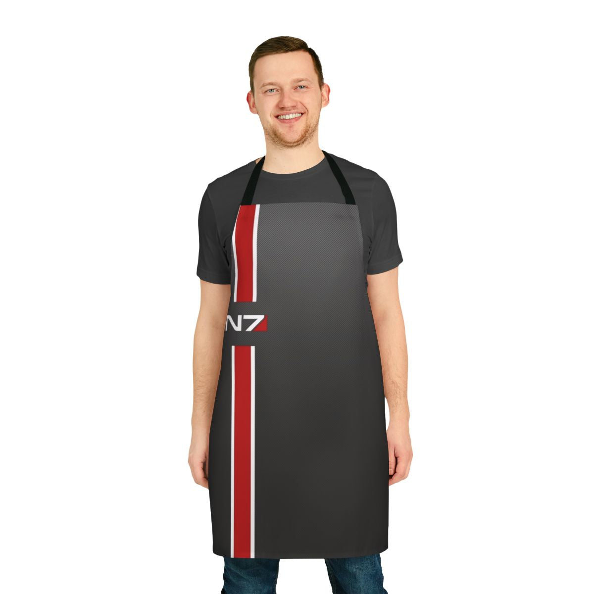 Mass Effect Inspired Gaming Apron with N7 and Character Designs