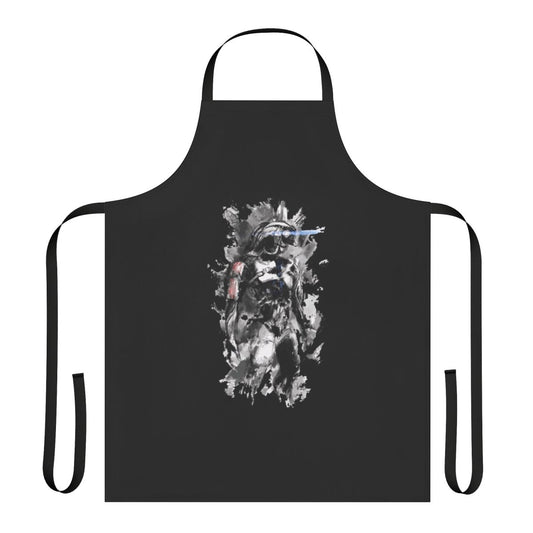 Mass Effect inspired apron featuring the character Legion from the popular video game series