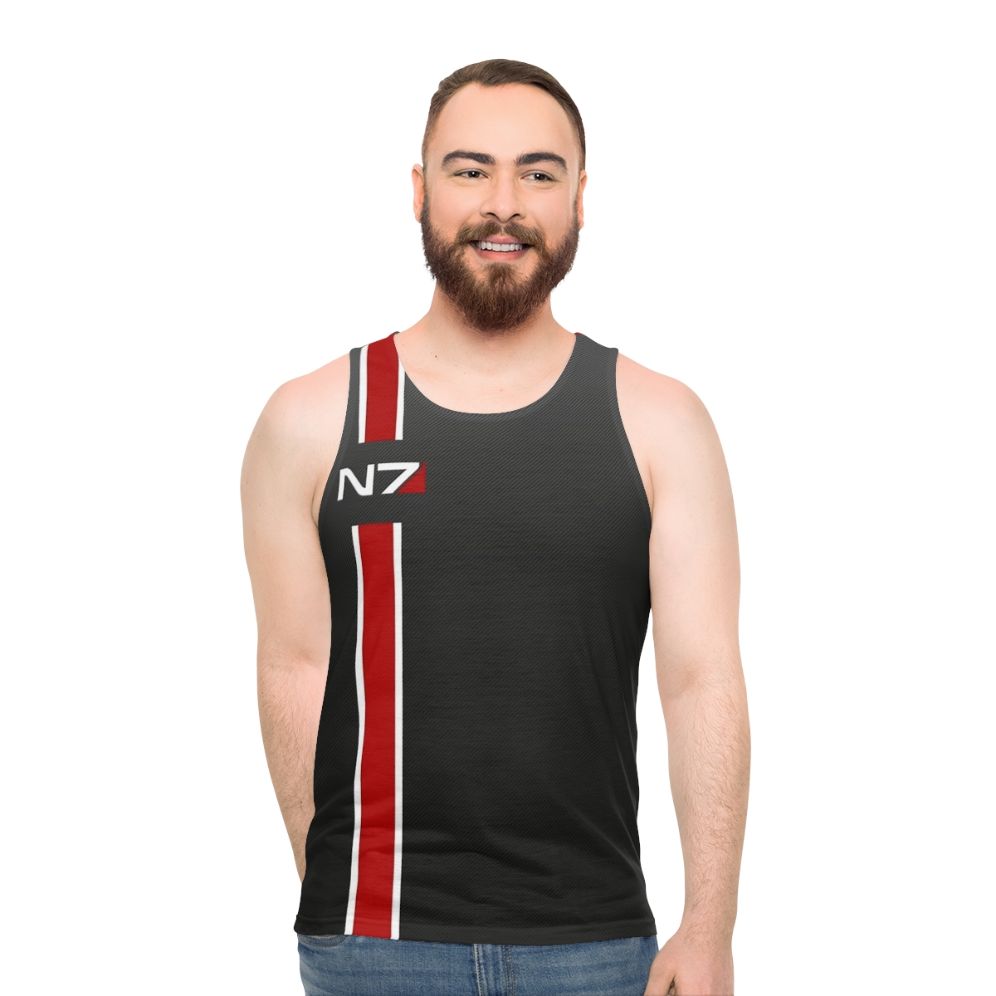 Mass Effect N7 Iconic Unisex Gaming Tank Top