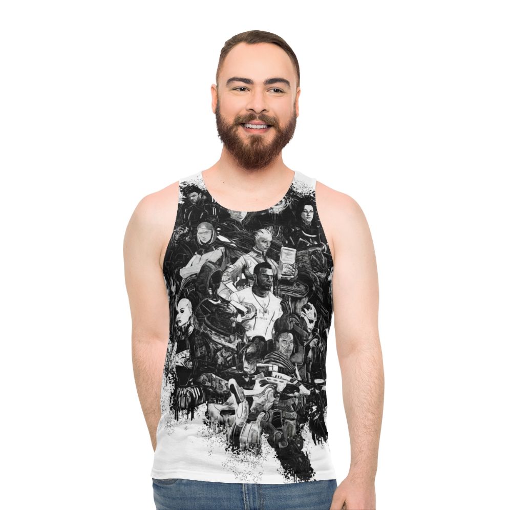Mass Effect Sci-Fi Unisex Tank Top
