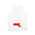 Massachusetts state pride unisex tank top