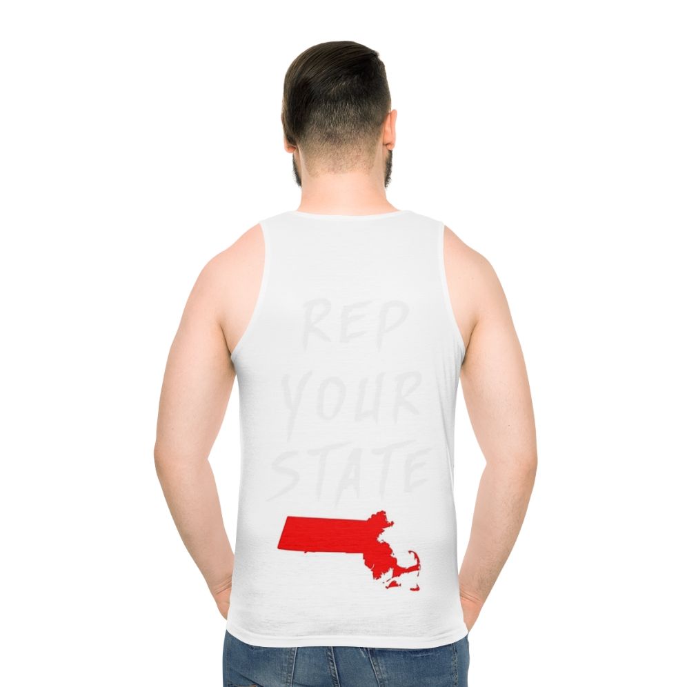 Massachusetts state pride unisex tank top