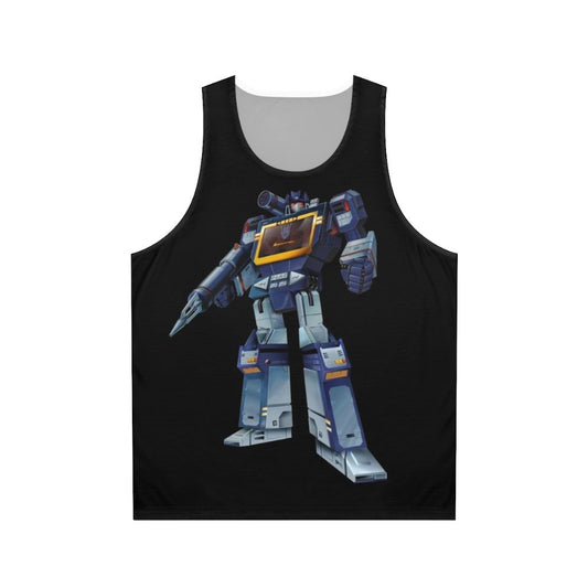 Masterpiece Soundwave transparent background unisex tank top
