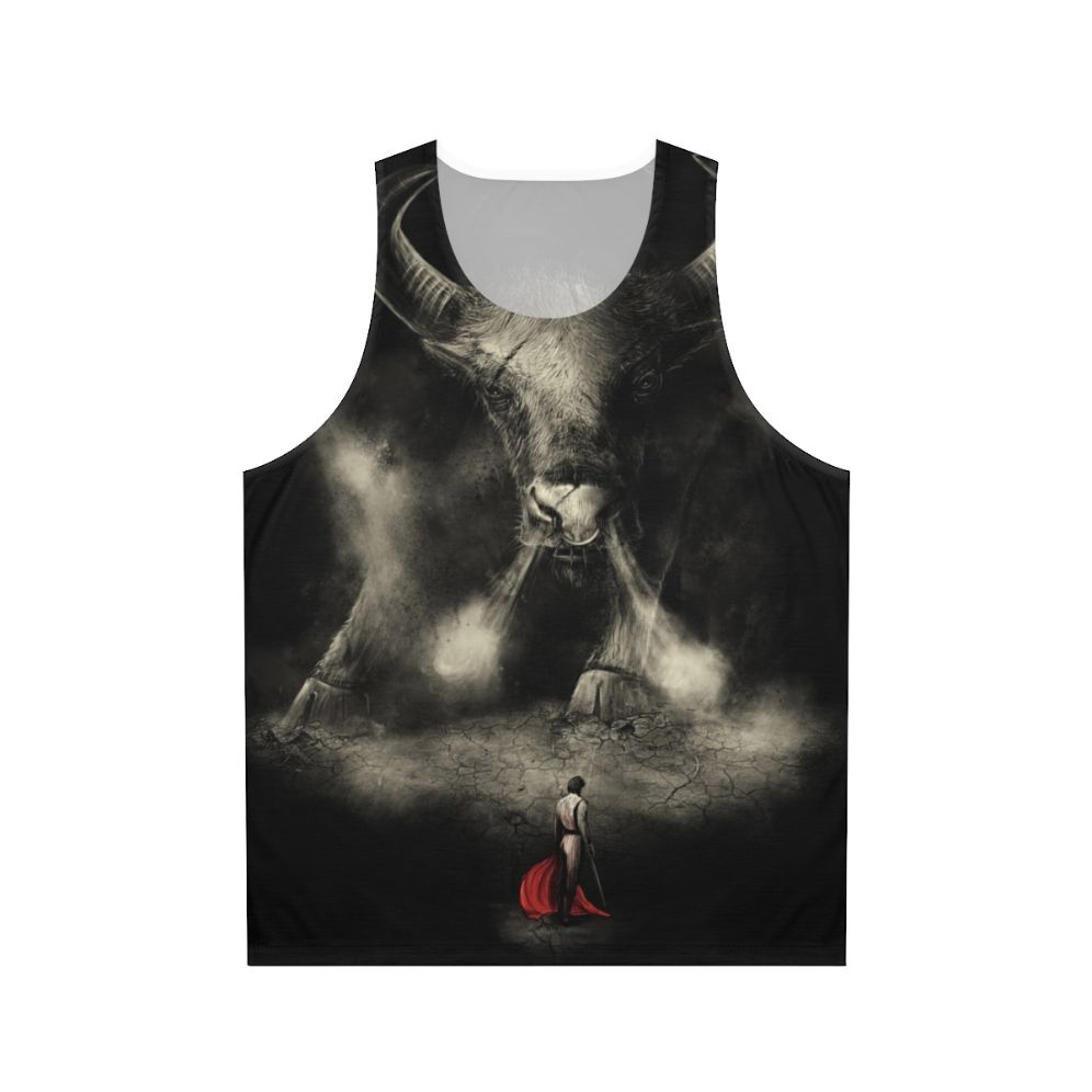 Matador bull unisex tank top