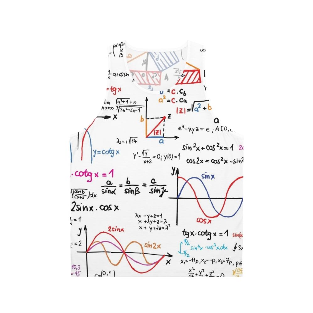 Mathematics Formulas Numbers Unisex Tank Top