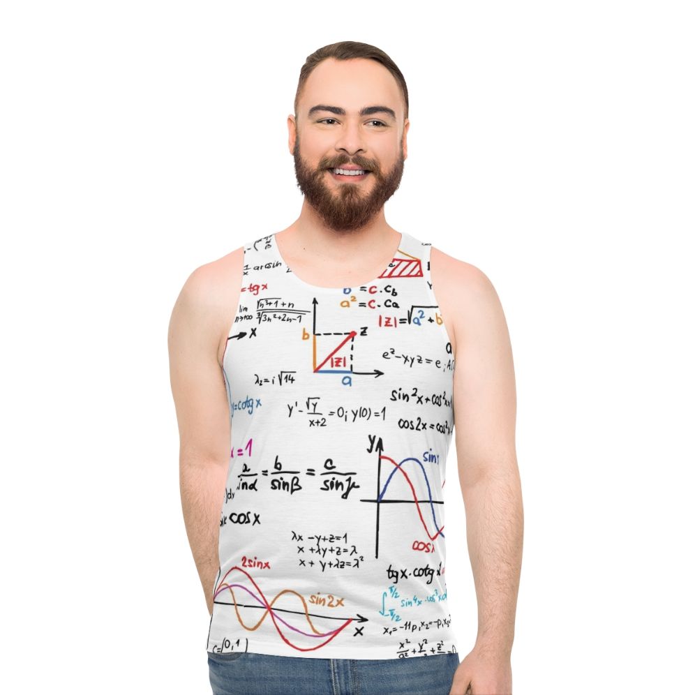 Mathematics Formulas Numbers Unisex Tank Top