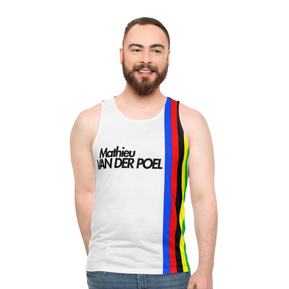 Mathieu Van Der Poel World Champion Unisex Cycling Tank Top