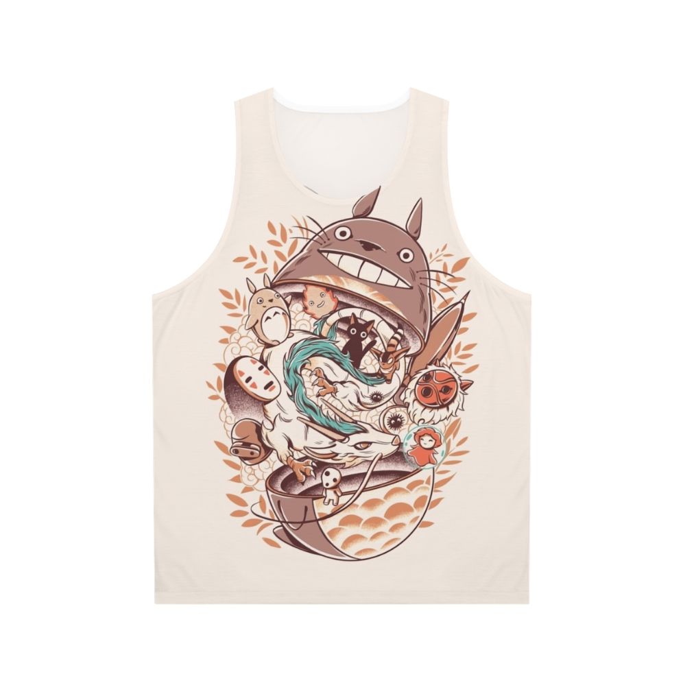 Matryoshka anime unisex tank top
