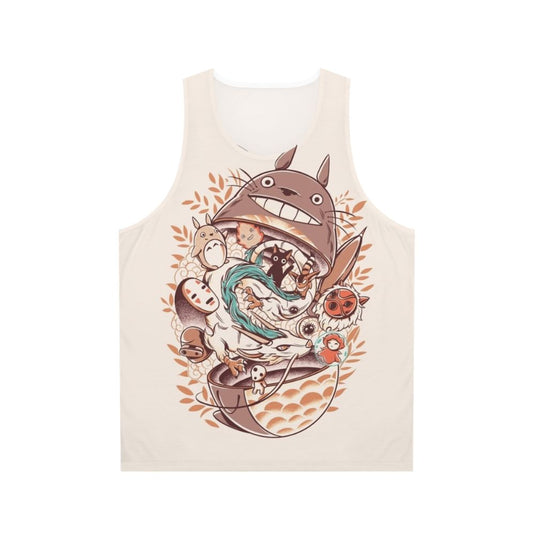Matryoshka anime unisex tank top