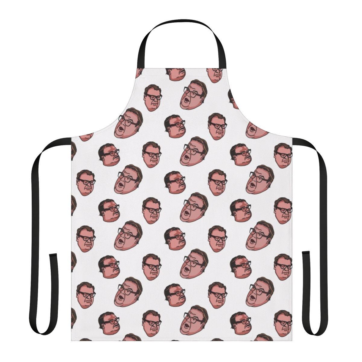 "Matt Foley inspired apron featuring a tribute to the iconic Chris Farley SNL character"