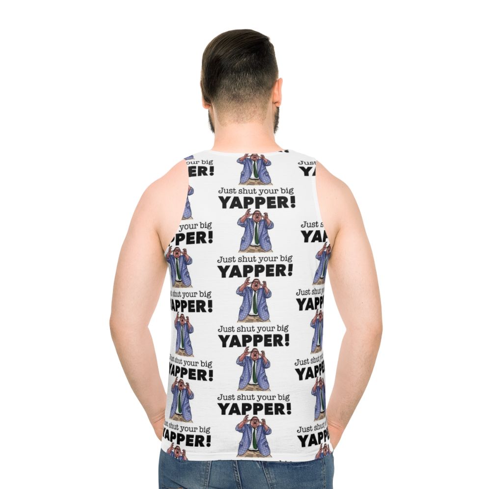 Matt Foley Inspired Unisex Tank Top with Raised Hands