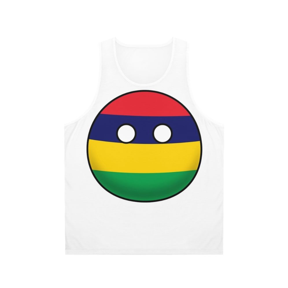 Mauritius Countryball Unisex Tank Top