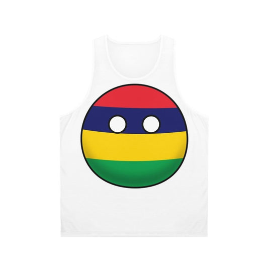 Mauritius Countryball Unisex Tank Top
