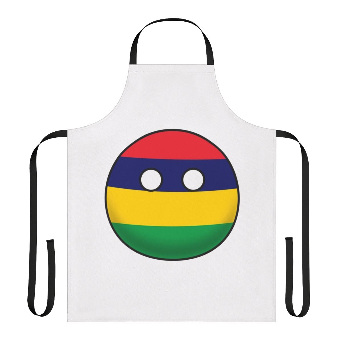 Mauritius Countryball Apron - Patriotic and Humorous National Symbol