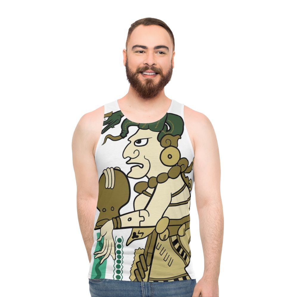 Unisex Mayan God Ixchel Tank Top