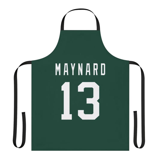 A durable, high-quality apron featuring the colors and logo of the New York Jets football team.