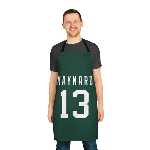A durable, high-quality apron featuring the colors and logo of the New York Jets football team.