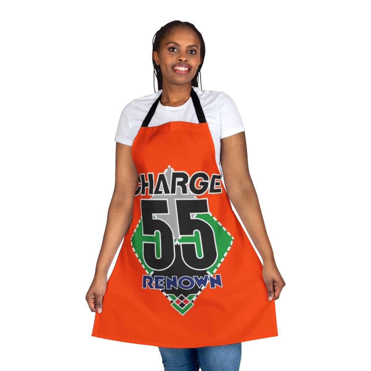 Mazda 787B-inspired automotive apron with racing graphics