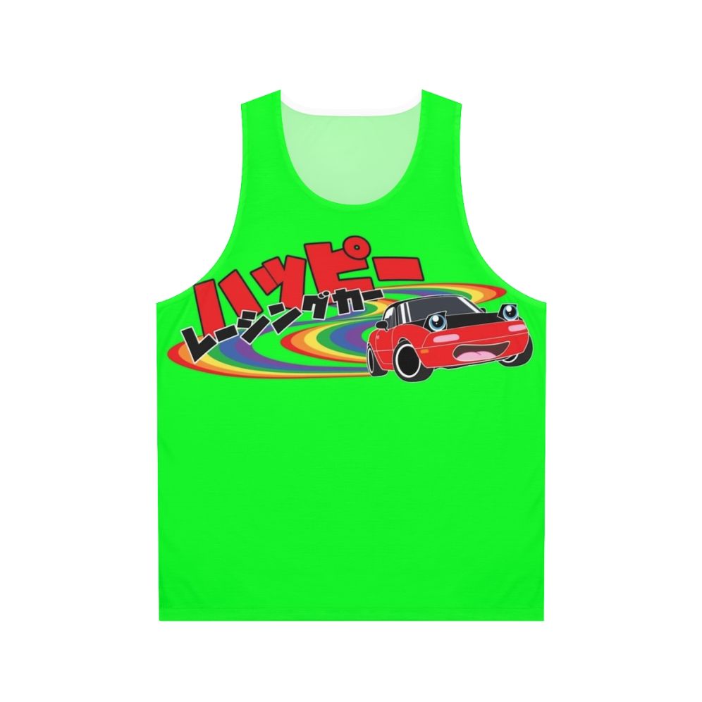 Mazda Miata racing car unisex tank top