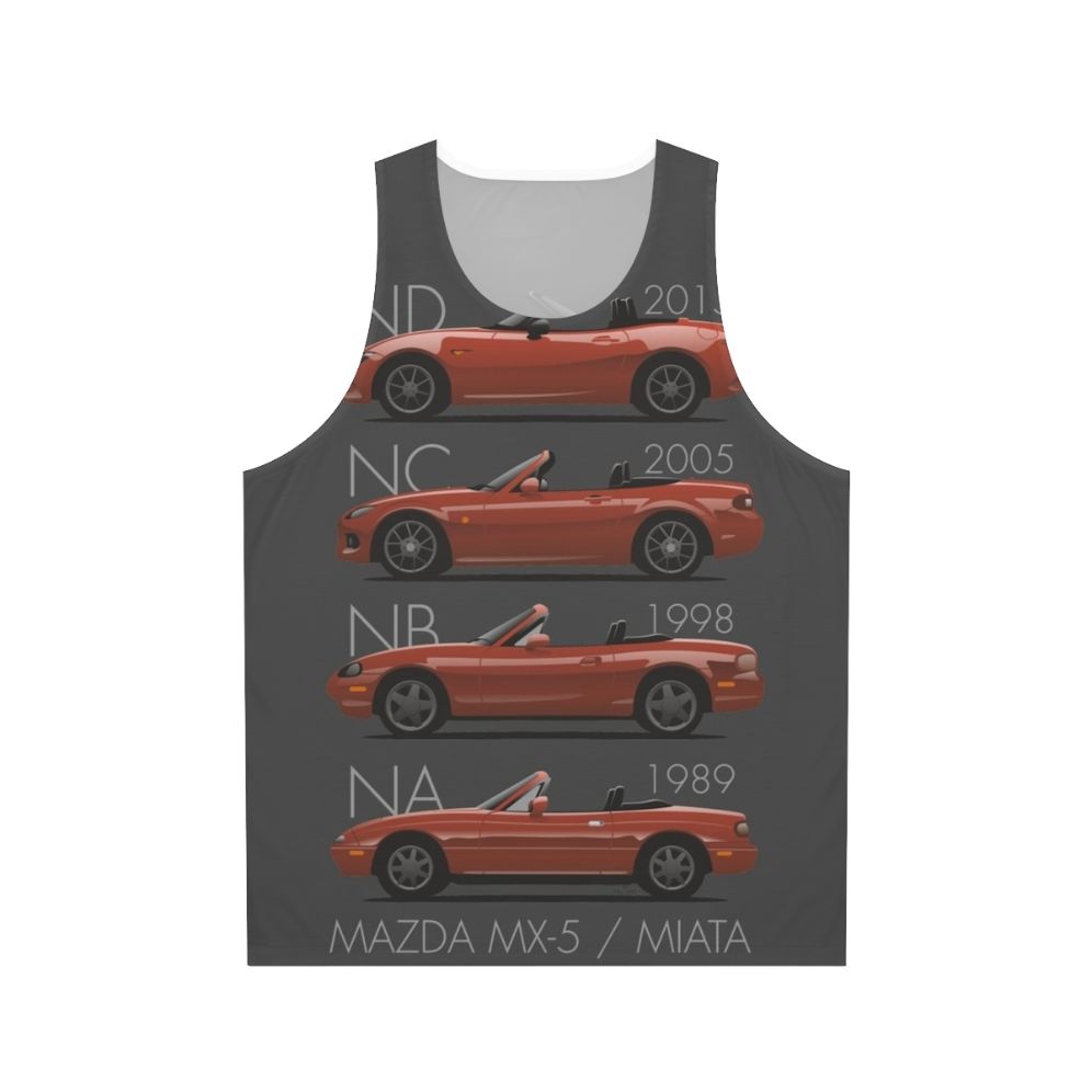 Mazda MX-5 Evolution Unisex Tank Top