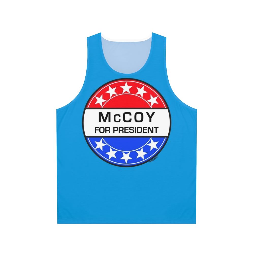 Mccoy for President Unisex Sci-Fi Tank Top
