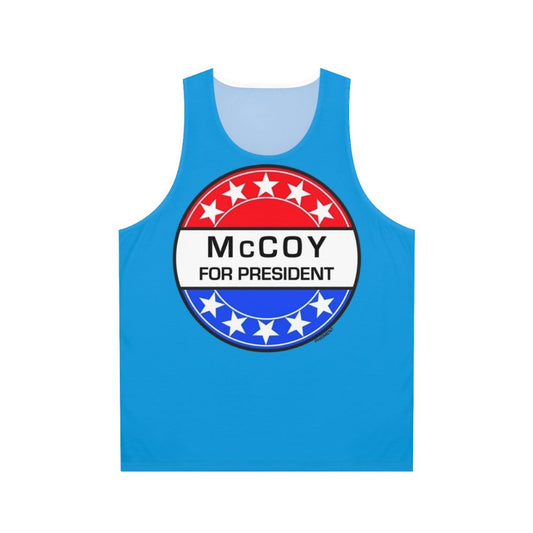 Mccoy for President Unisex Sci-Fi Tank Top