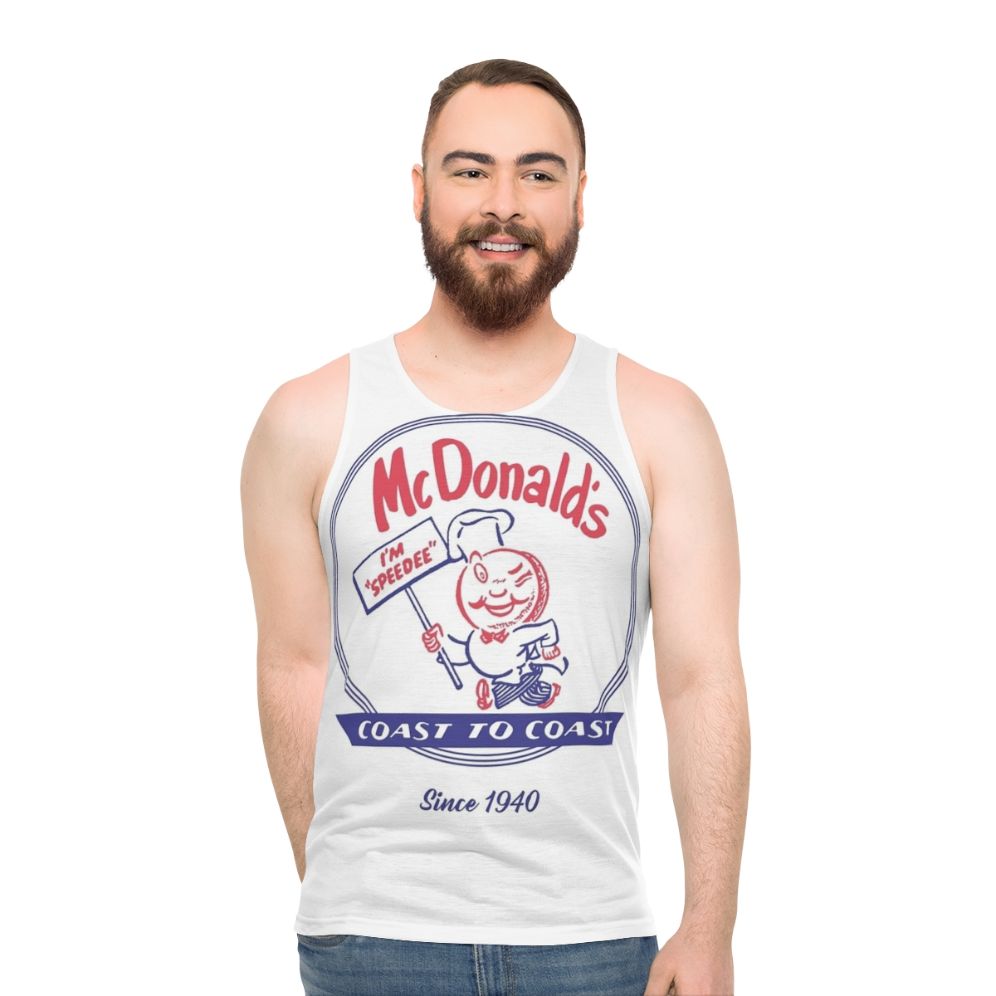 McDonald's Vintage Speedee Coast to Coast Unisex Tank Top
