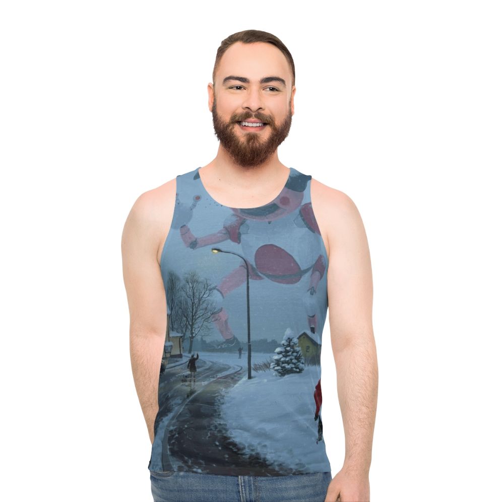 Mecha Mr Mime Unisex Science Fiction Fantasy Tank Top