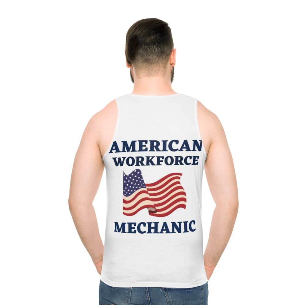 Mechanic American Workforce Unisex Patriotic Tank Top