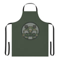 Mechwarrior-inspired camo apron featuring the iconic Mad Cat mech design