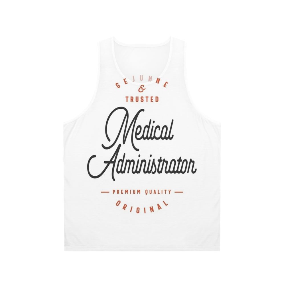 Medical Administrator Unisex Tank Top