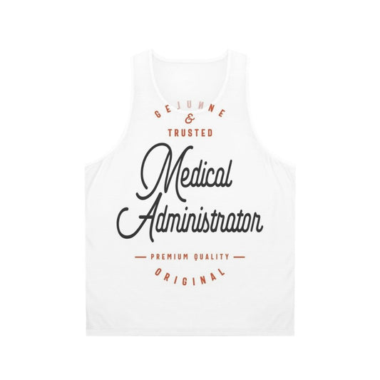 Medical Administrator Unisex Tank Top