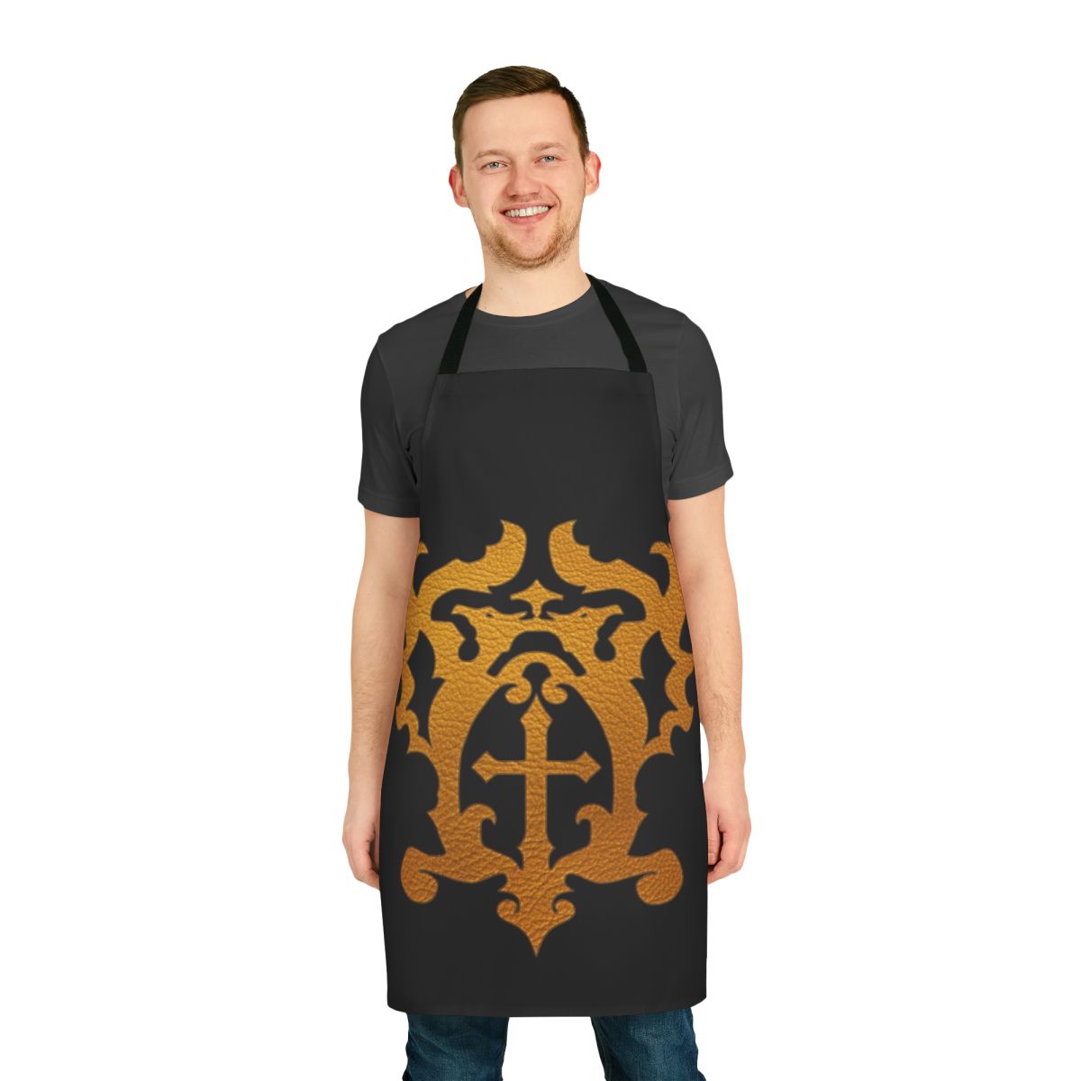 Apron featuring the Belmont family crest from the Castlevania series