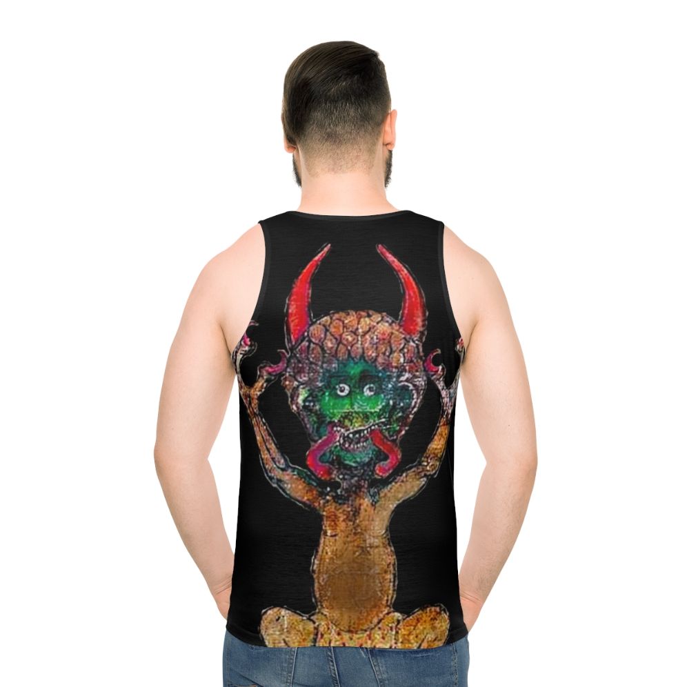 Medieval Codex Gigas Devil Illustration Unisex Tank Top