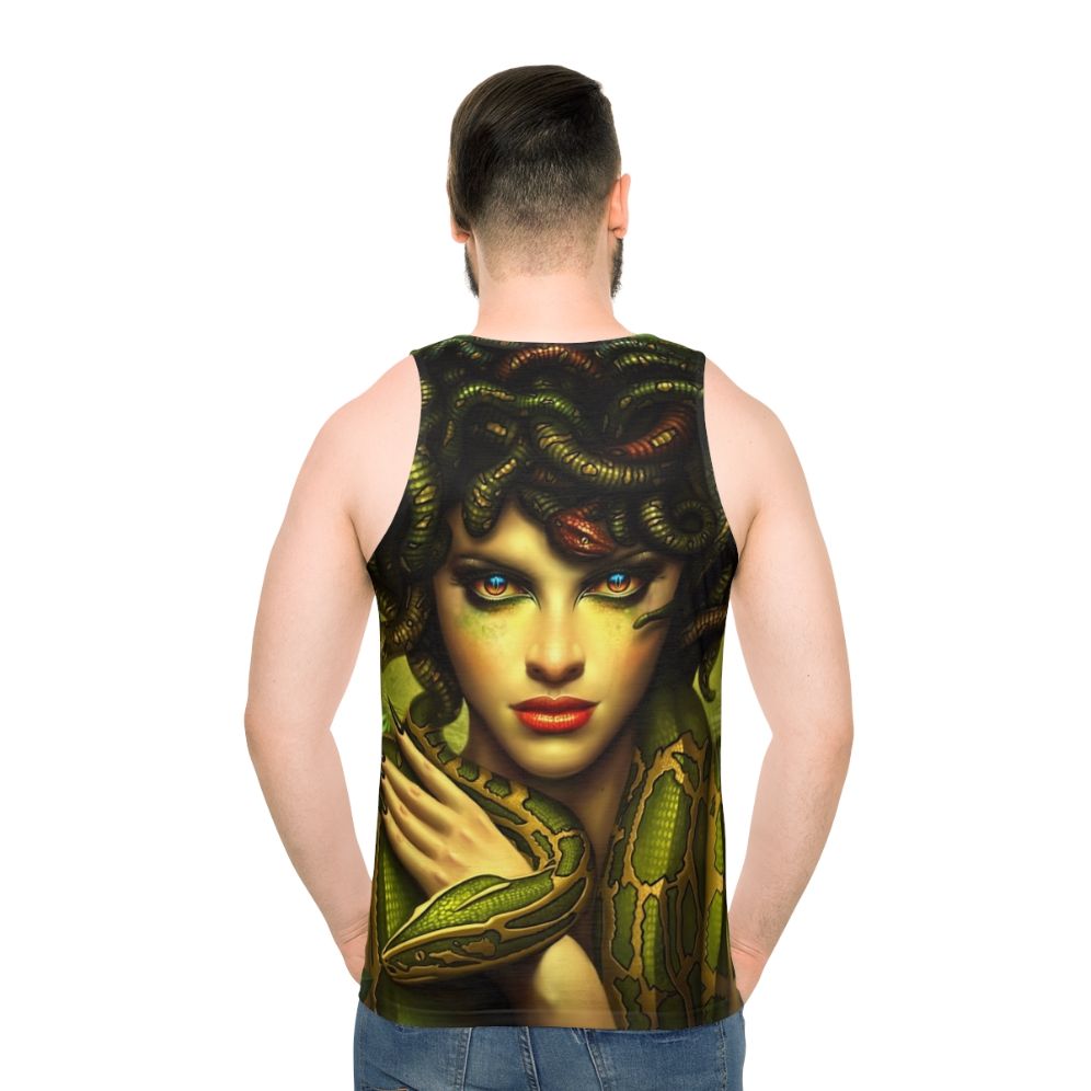 Medusa Unisex Tank Top with Mythological Greek Gorgon Artwork