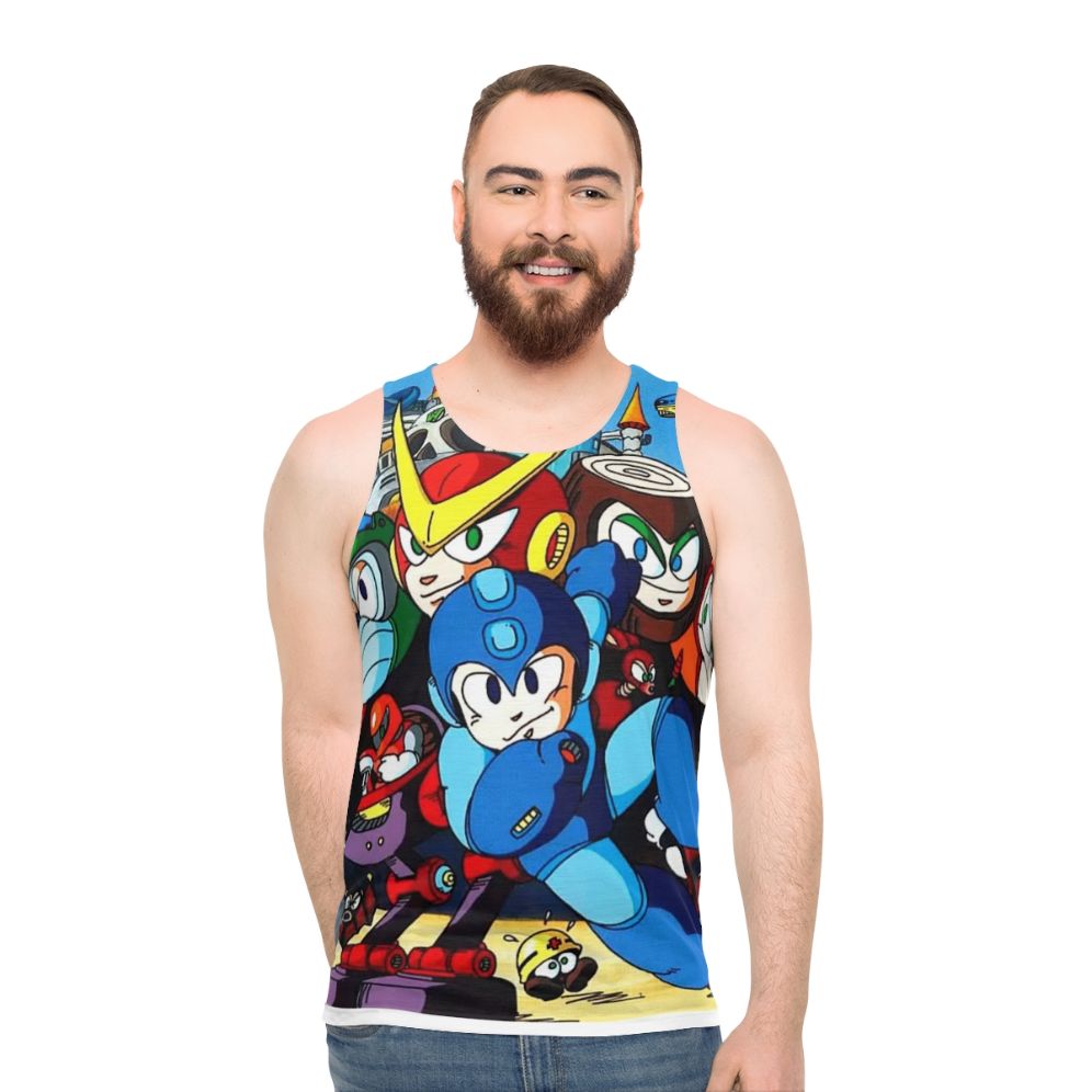 Mega Man 2 inspired unisex tank top