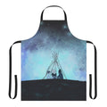 Melancholic Artwork Apron with Cosmic, Spaceman, and Apocalyptic Motifs