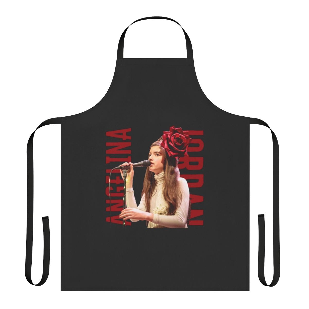 Musical apron with Angelina Jordan's "It's Magic" design