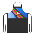 Melodic Blue-Inspired Apron - Rap, Hip Hop, and Music Fans