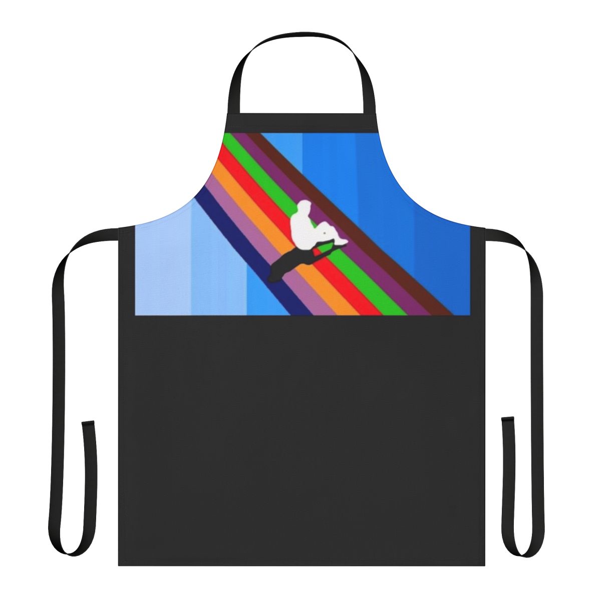 Melodic Blue-Inspired Apron - Rap, Hip Hop, and Music Fans