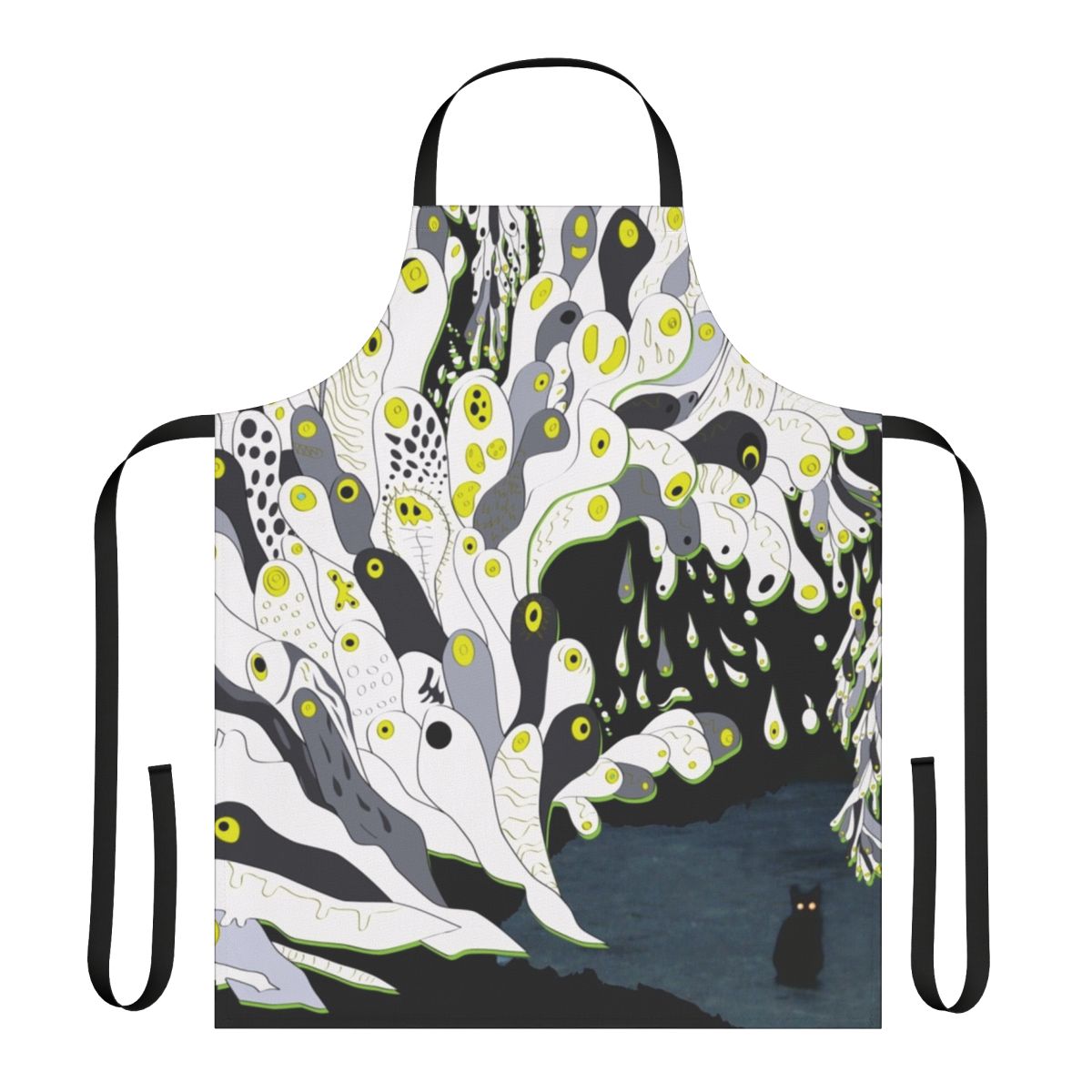 Melt Banana inspired noise-themed apron