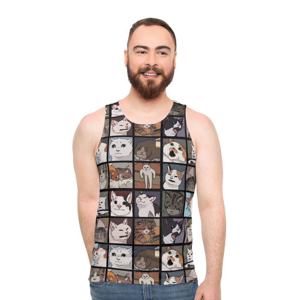 Meme Cats 2.0 Unisex Tank Top