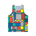 Retro Memphis style color block unisex tank top