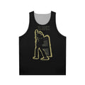 Mens Funny Electric Warrior Dinosaur Tank Top