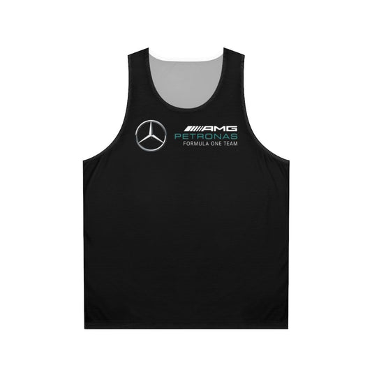 Mercedes AMG Petronas F1 team logo unisex tank top