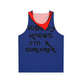 Merlin inspired "Nobody Knows I'm A Sorcerer" unisex tank top