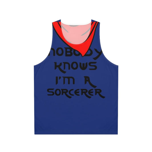 Merlin inspired "Nobody Knows I'm A Sorcerer" unisex tank top