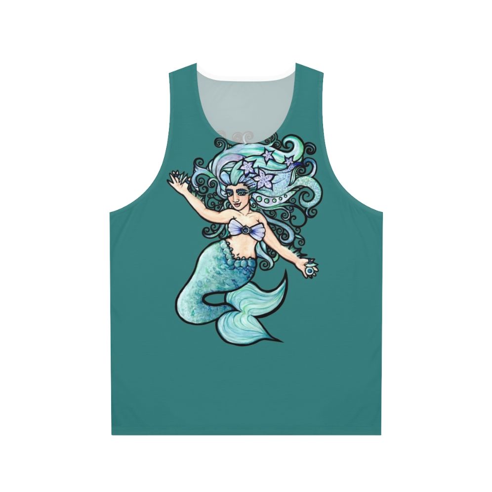 Mermaid inspired belly dance unisex tank top